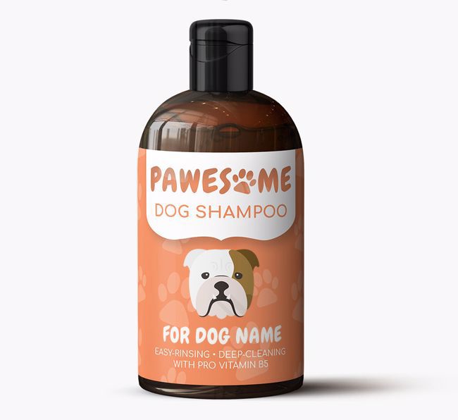 Personalised Dog Shampoo 'Pawesome' for {dogsName}